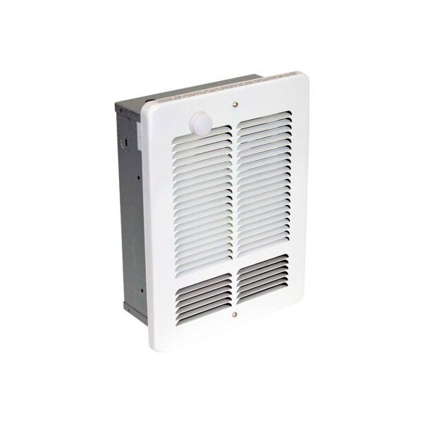 King Electric King Forced Air Wall Heater With Built-In Single Pole Thermostat, 2000W, 240V, WHT W2420-T-W - main